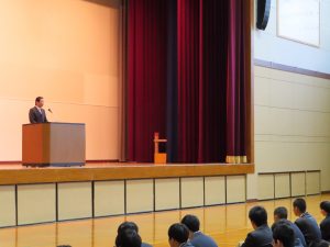令和元年度2月全校朝礼