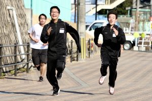 １年生・耐寒マラソン実施 !!