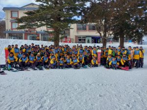 大山スノーボード実習３日目