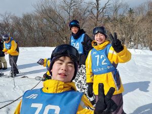 大山スノーボード実習1日目