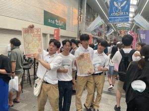 ITビジネス科 販売実習 in 奉還町商店街 土曜夜市🚀🌌