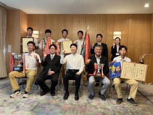 ボート部 岡山県知事表彰訪問へ🏆