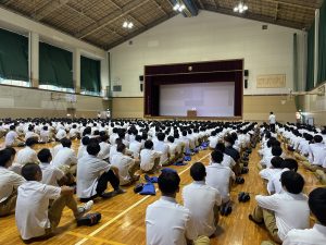10月度 全校朝礼開催！